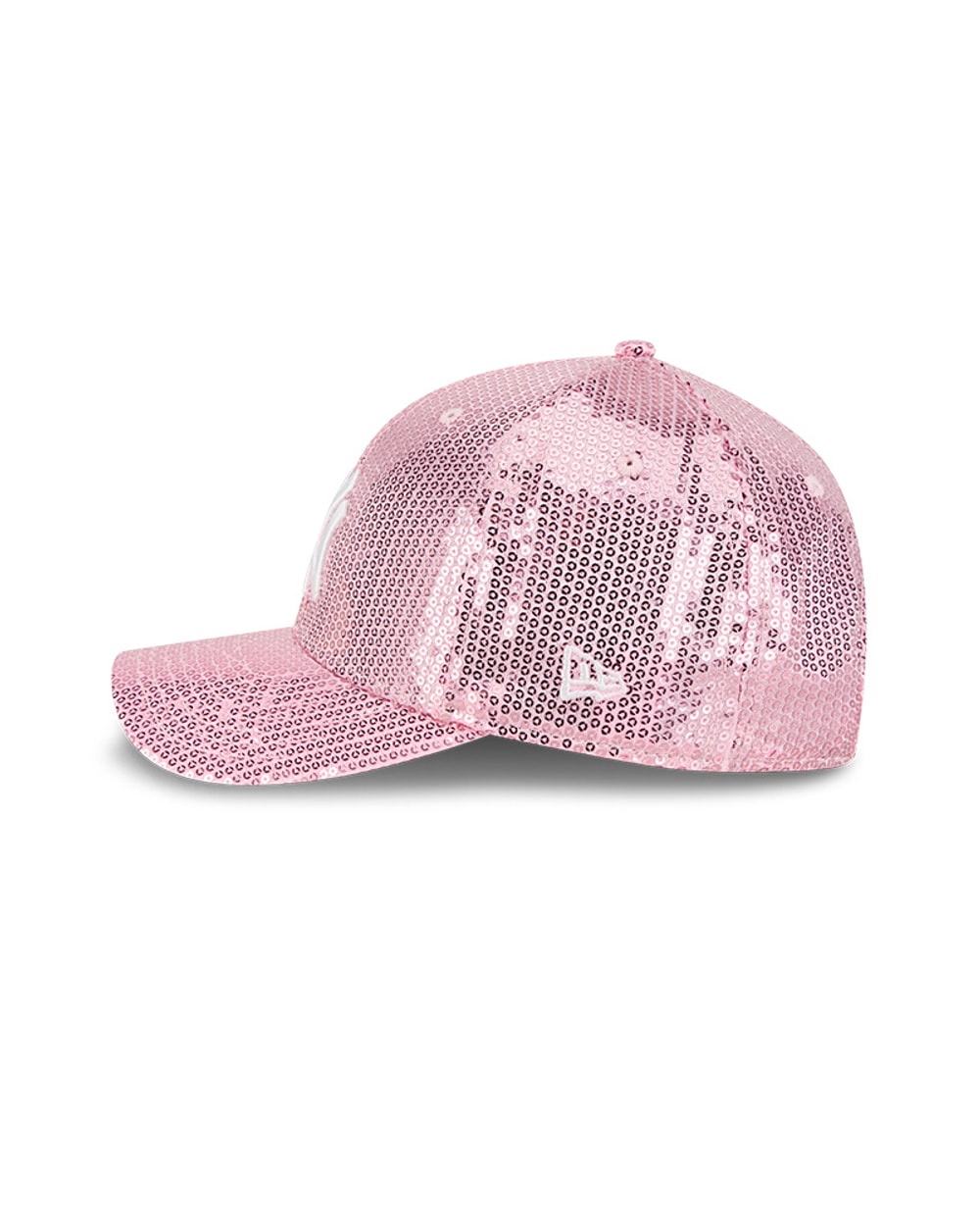 New Era Women's New York Yankees Sequin Pink 9FORTY M-Crown Snapback