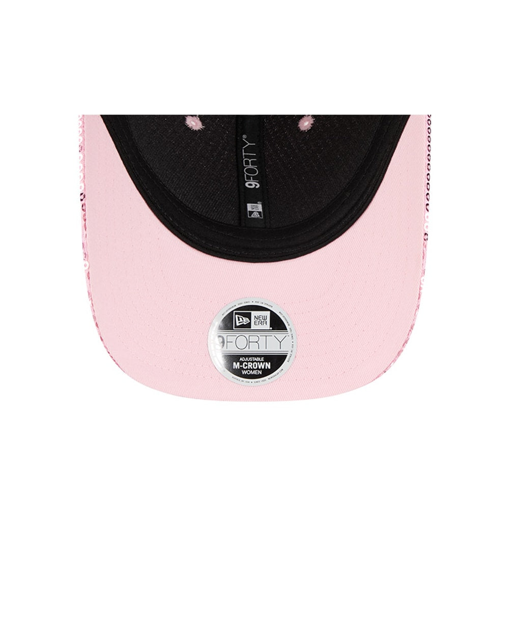 New Era Women's New York Yankees Sequin Pink 9FORTY M-Crown Snapback