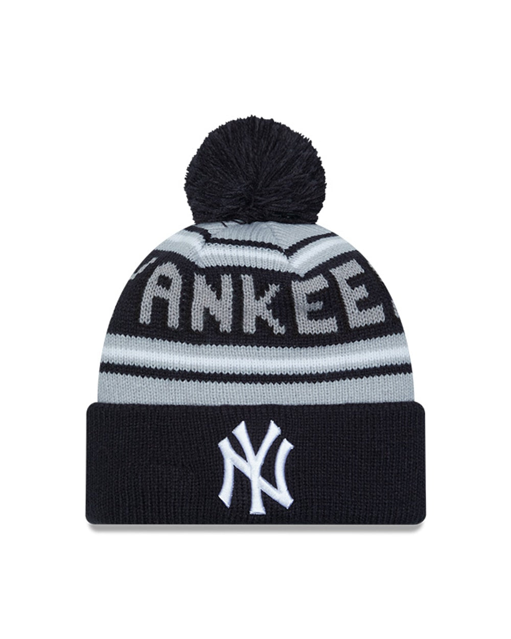 New Era New York Yankees Cuffed Knit Hat with Pom