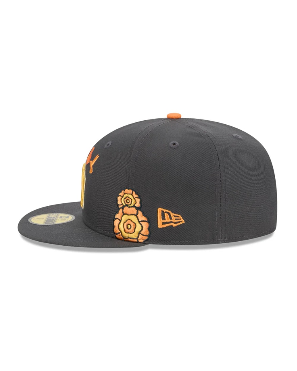 New Era New York Yankees Day of the Dead Graphite 59FIFTY Fitted Hat