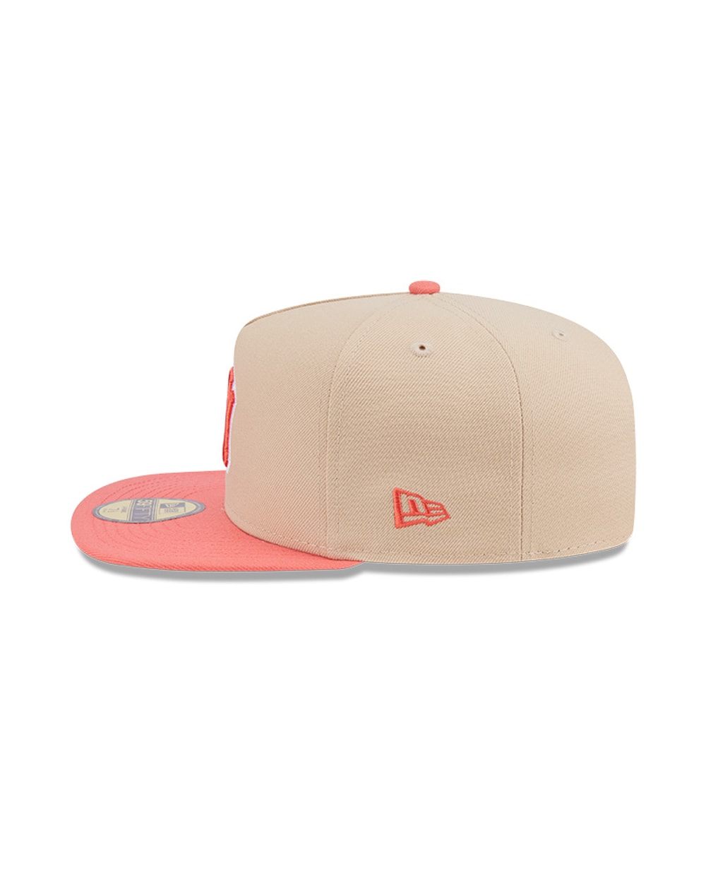 New Era New York Yankees Salmon/Pink Two-Tone Color Pack A-Frame 59FIFTY Fitted Hat
