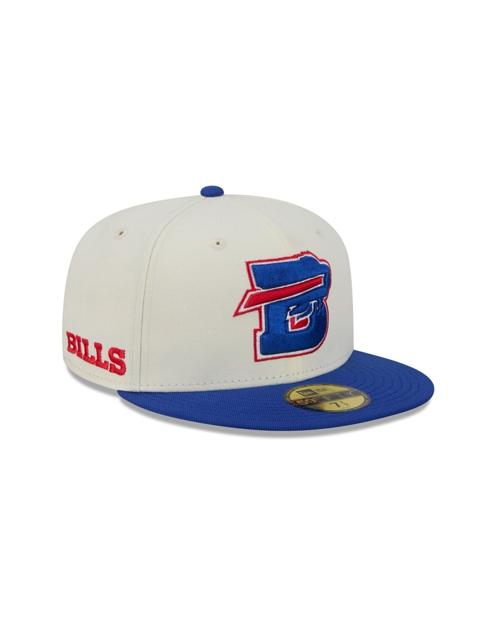 New Era NFL 2026 Deceptor 2 59FIFTY Fitted Hat - Chrome White, three-quarter right view