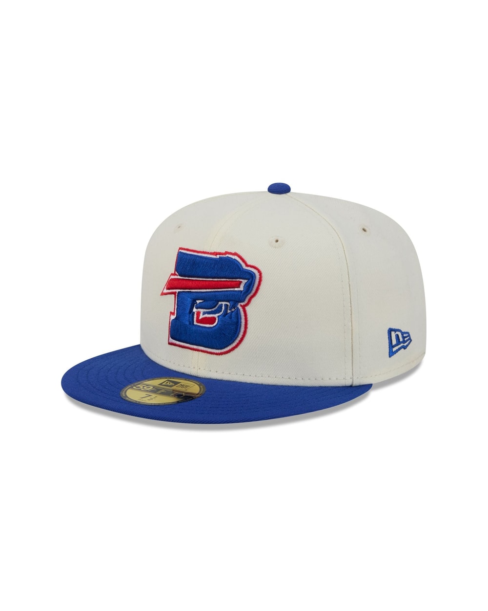 New Era NFL 2026 Deceptor 2 59FIFTY Fitted Hat - Chrome White, three-quarter left view