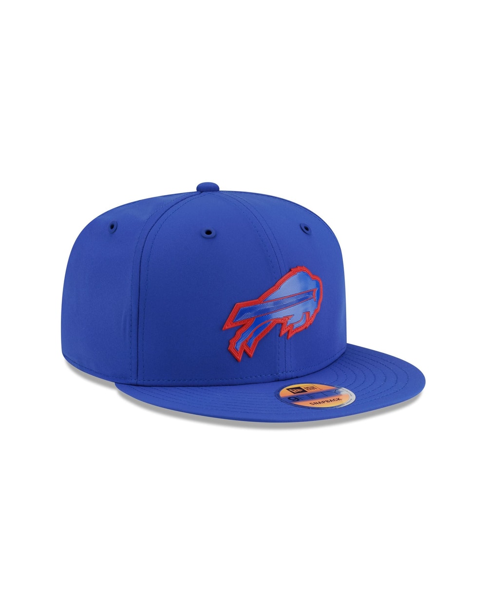 New Era Buffalo Bills 2026 Sideline 9FIFTY Snapback Hat - three-quarter right