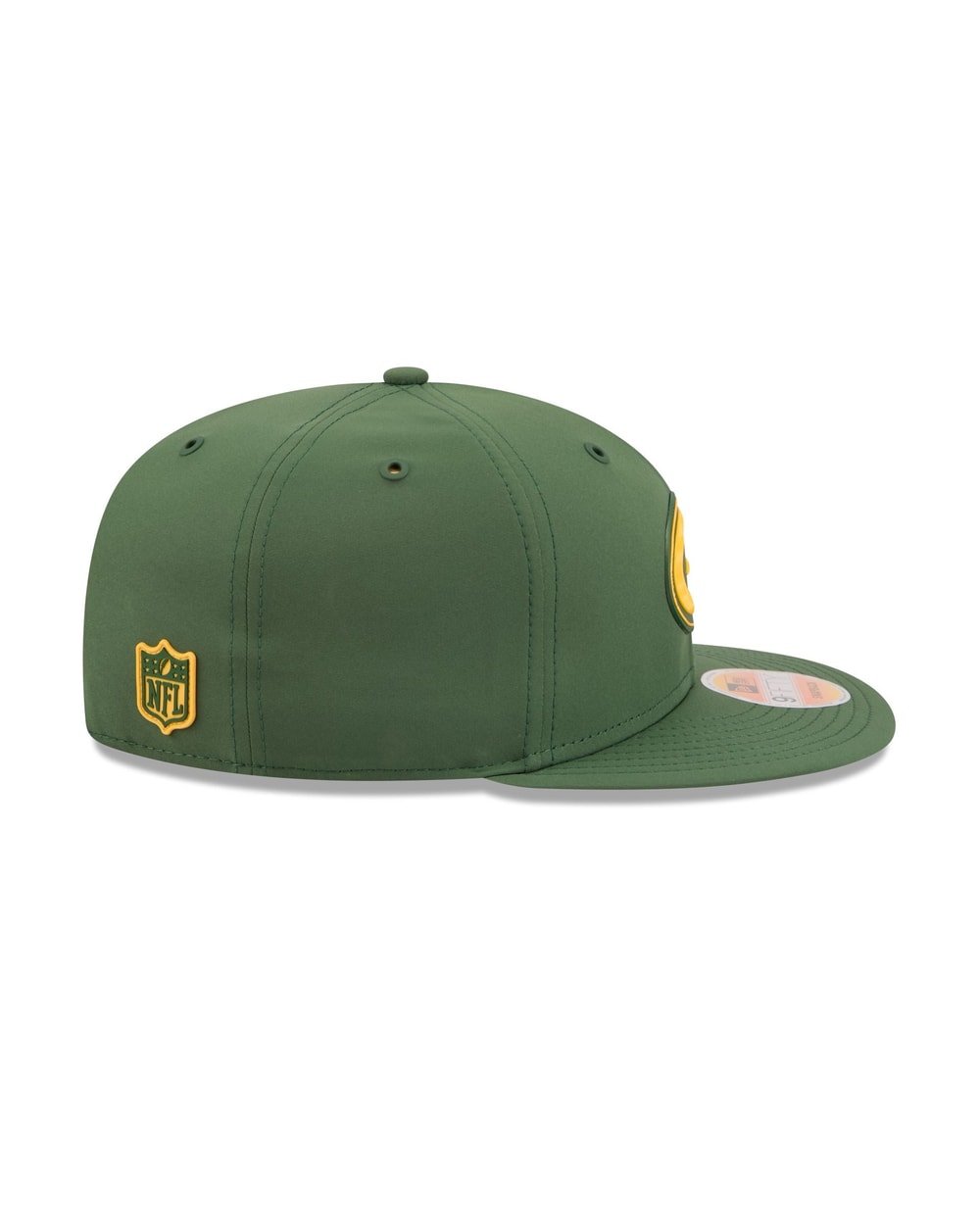 New Era Green Bay Packers 2026 Sideline 9FIFTY Snapback Hat - right side