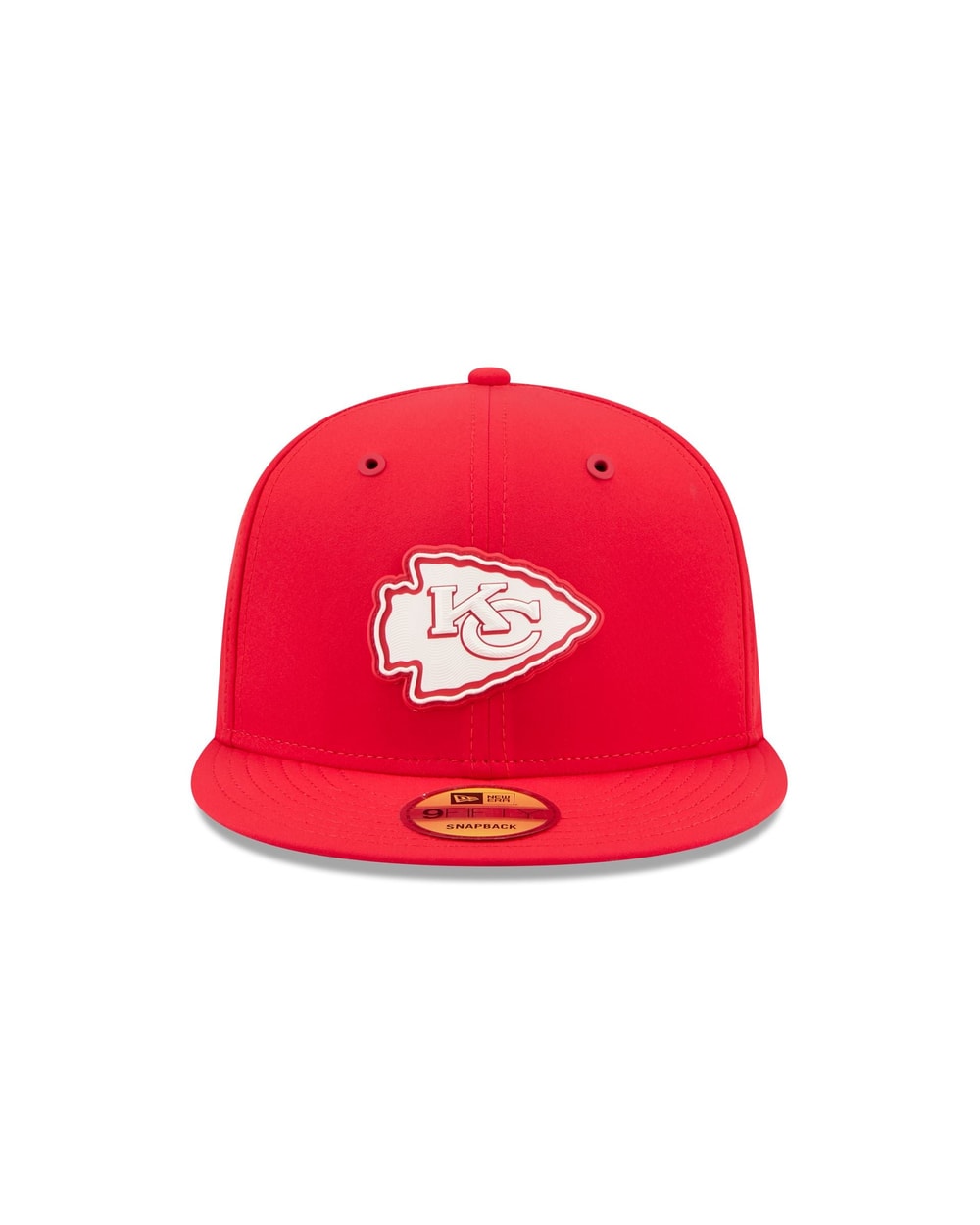 New Era Kansas City Chiefs 2026 Sideline 9FIFTY Snapback Hat - front