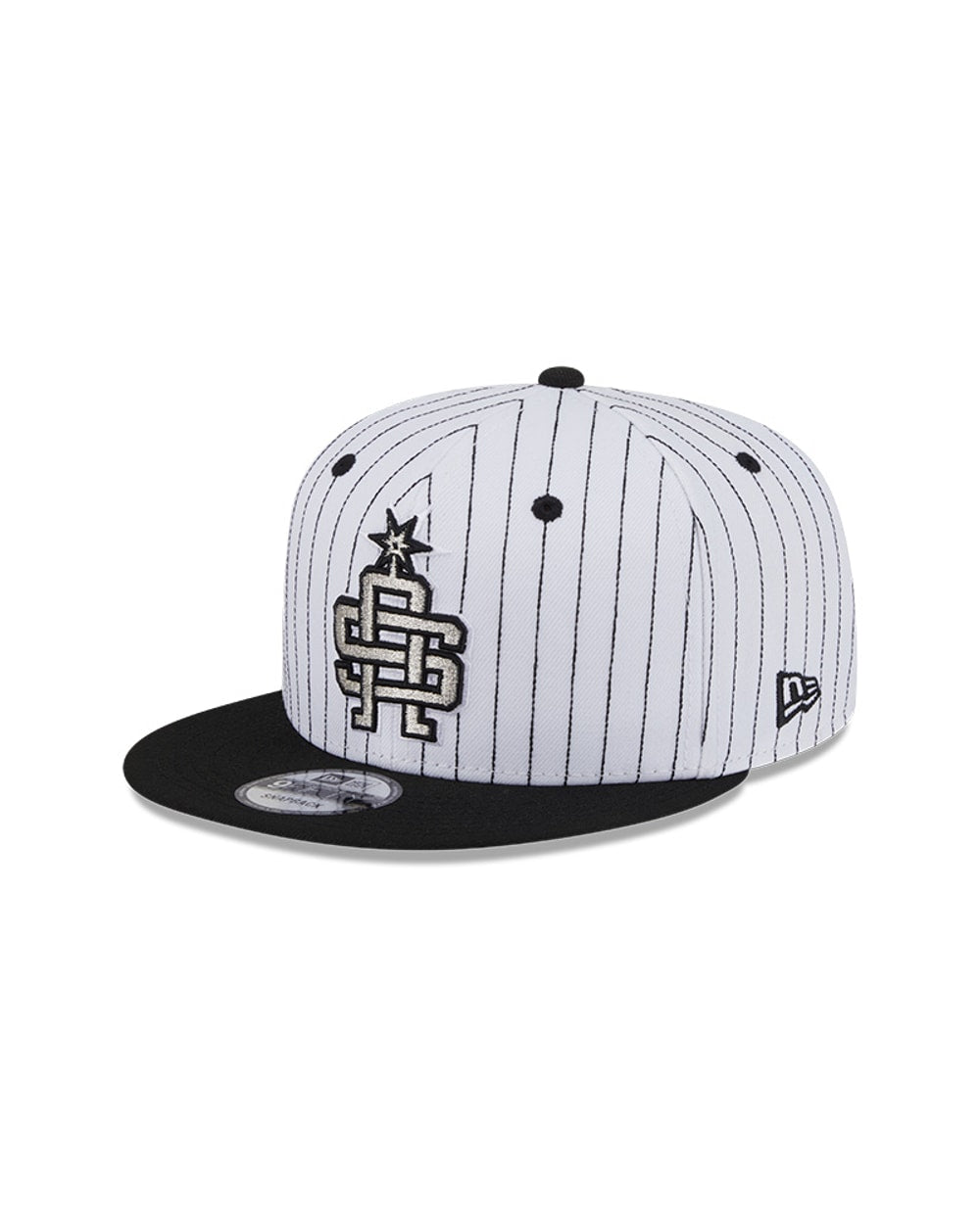 New Era San Antonio Spurs Deceptor Pinstripe 9FIFTY Snapback Hat