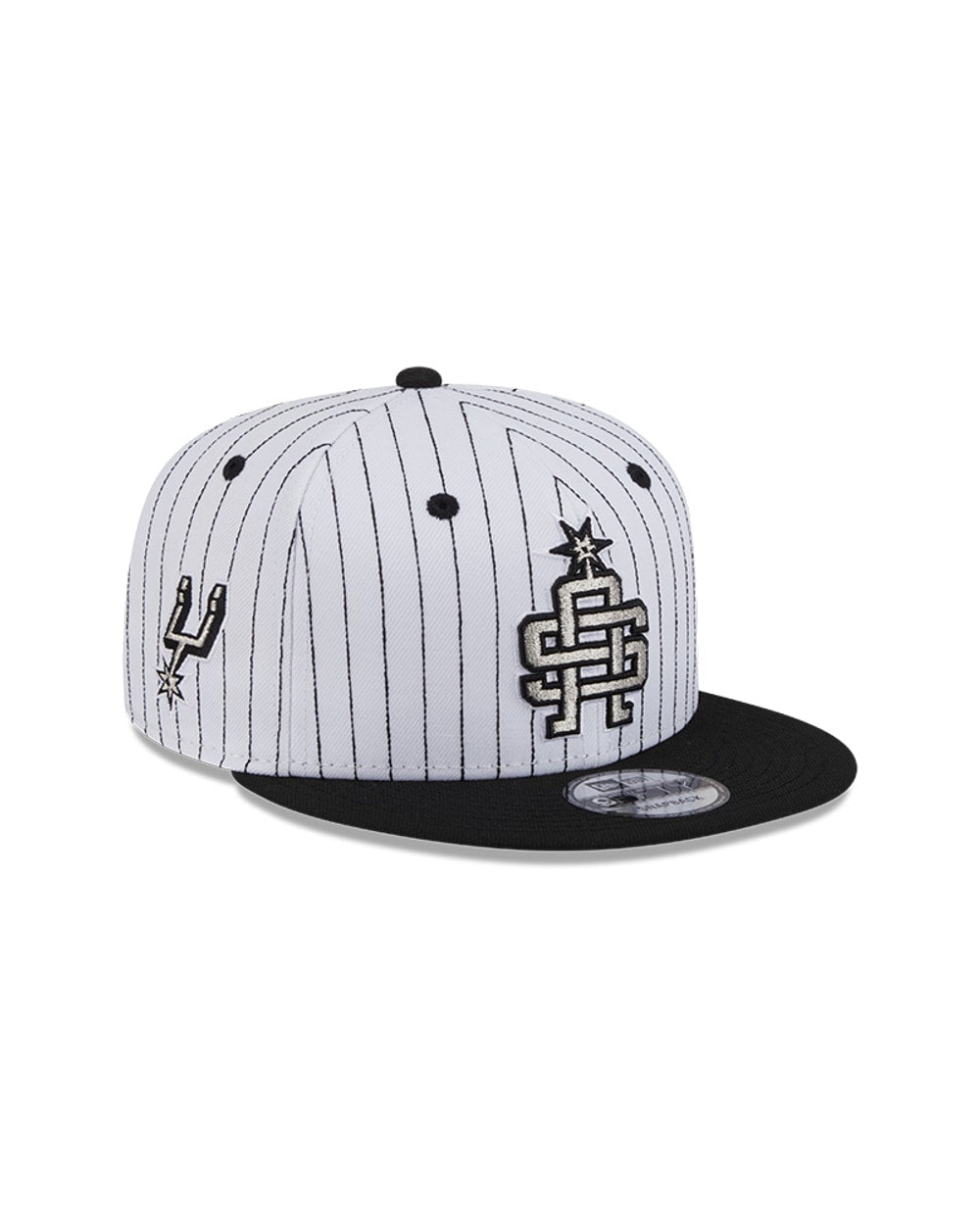 New Era San Antonio Spurs Deceptor Pinstripe 9FIFTY Snapback Hat