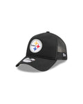 New Era Pittsburgh Steelers 9FORTY A-Frame Trucker Adjustable Hat