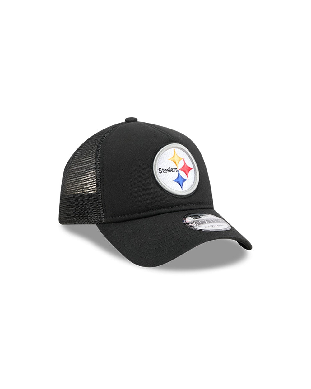 New Era Pittsburgh Steelers 9FORTY A-Frame Trucker Adjustable Hat