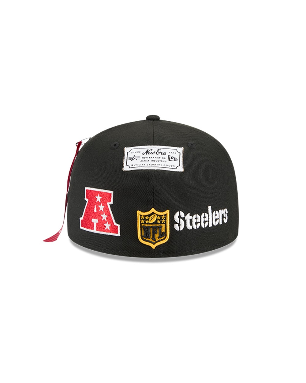 New Era Pittsburgh Steelers Alpha Industries Black 59FIFTY Fitted Hat