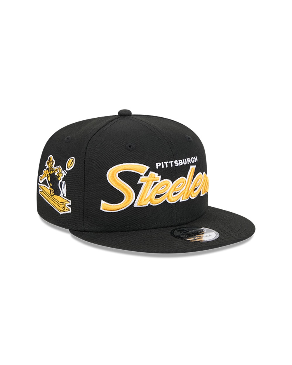 New Era Pittsburgh Steelers Main Script 9FIFTY Snapback Hat