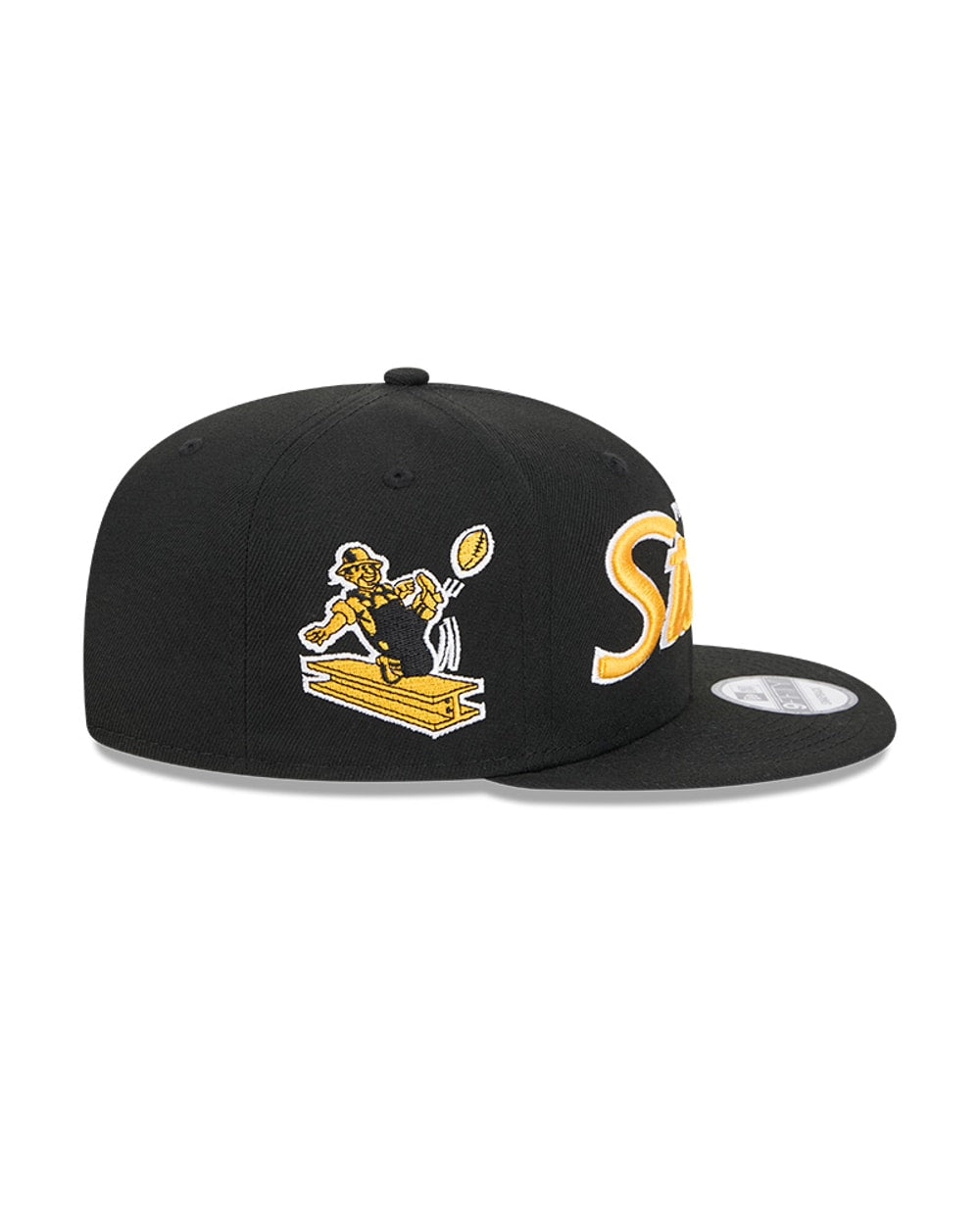 New Era Pittsburgh Steelers Main Script 9FIFTY Snapback Hat