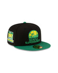 New Era Seattle SuperSonics Hardwood Classics Black 59FIFTY Fitted Hat