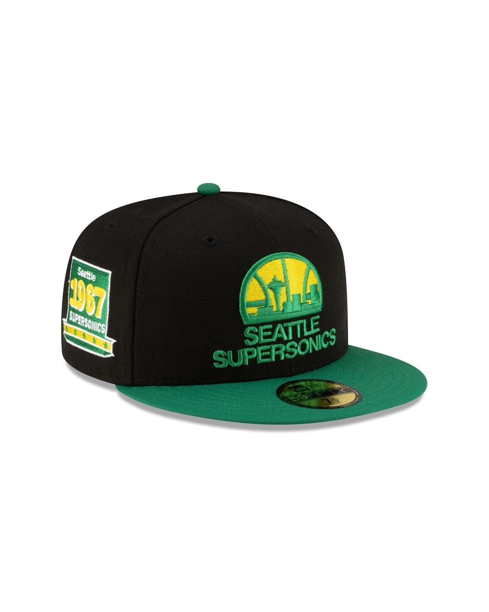 New Era Seattle SuperSonics Hardwood Classics Black 59FIFTY Fitted Hat
