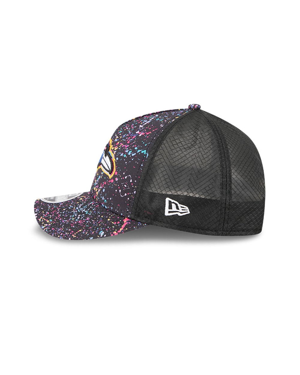 New Era Baltimore Ravens 2025 Crucial Catch 9FORTY M-Crown A-Frame Trucker Hat