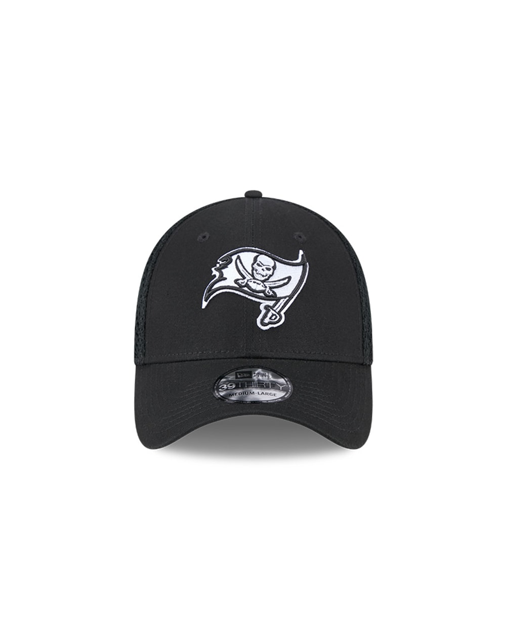 New Era Tampa Bay Buccaneers Black Main Neo 39THIRTY Flex Hat