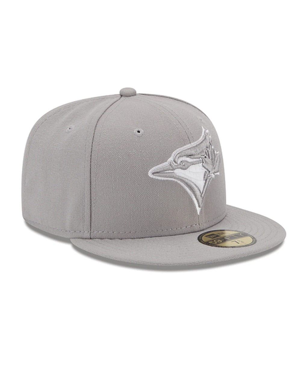 New Era Toronto Blue Jays Grey Basic 59FIFTY Fitted Hat