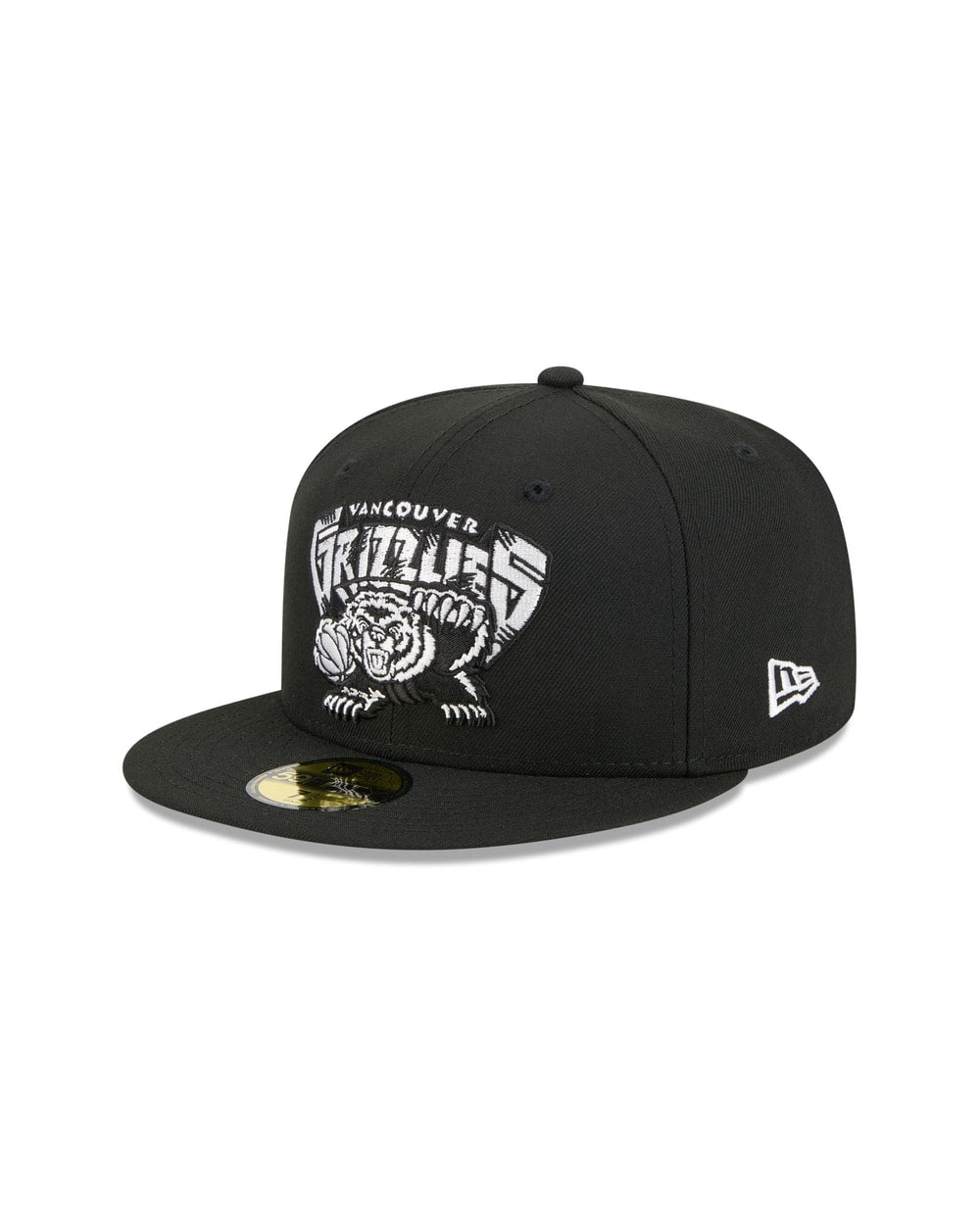 New Era Vancouver Grizzlies Hardwood Classics Black 59FIFTY Fitted Hat