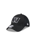 New Era Washington Commanders Black Main Neo 39THIRTY Flex Hat