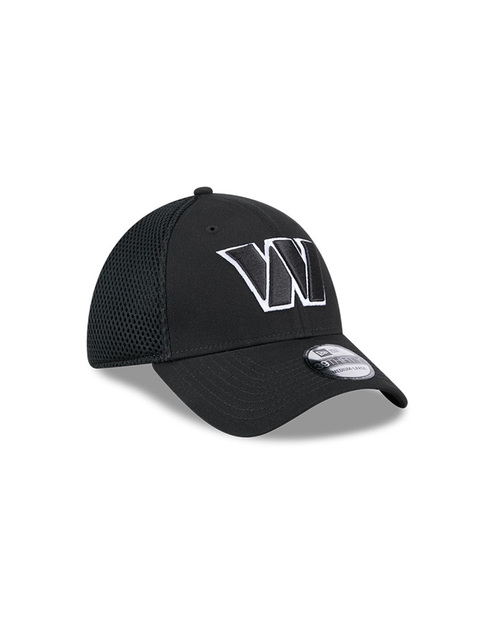 New Era Washington Commanders Black Main Neo 39THIRTY Flex Hat