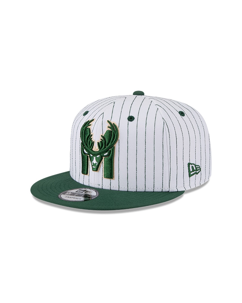 New Era Milwaukee Bucks Deceptor Pinstripe 9FIFTY Snapback Hat