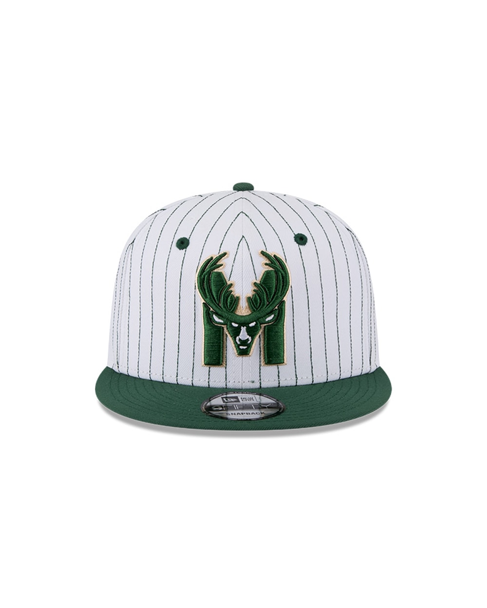 New Era Milwaukee Bucks Deceptor Pinstripe 9FIFTY Snapback Hat
