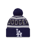 New Era Youth Los Angeles Dodgers Cuffed Knit Hat with Pom