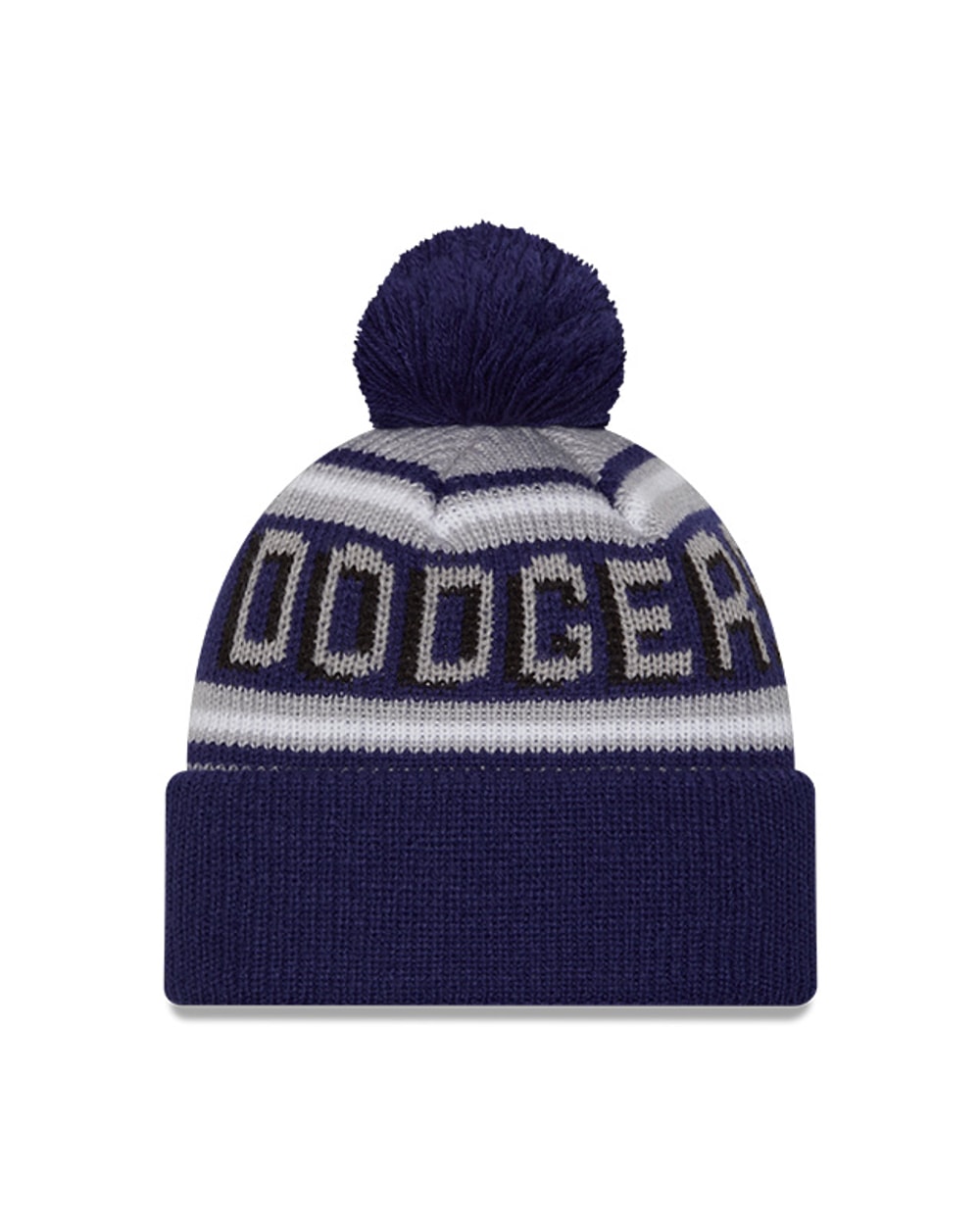 New Era Youth Los Angeles Dodgers Cuffed Knit Hat with Pom