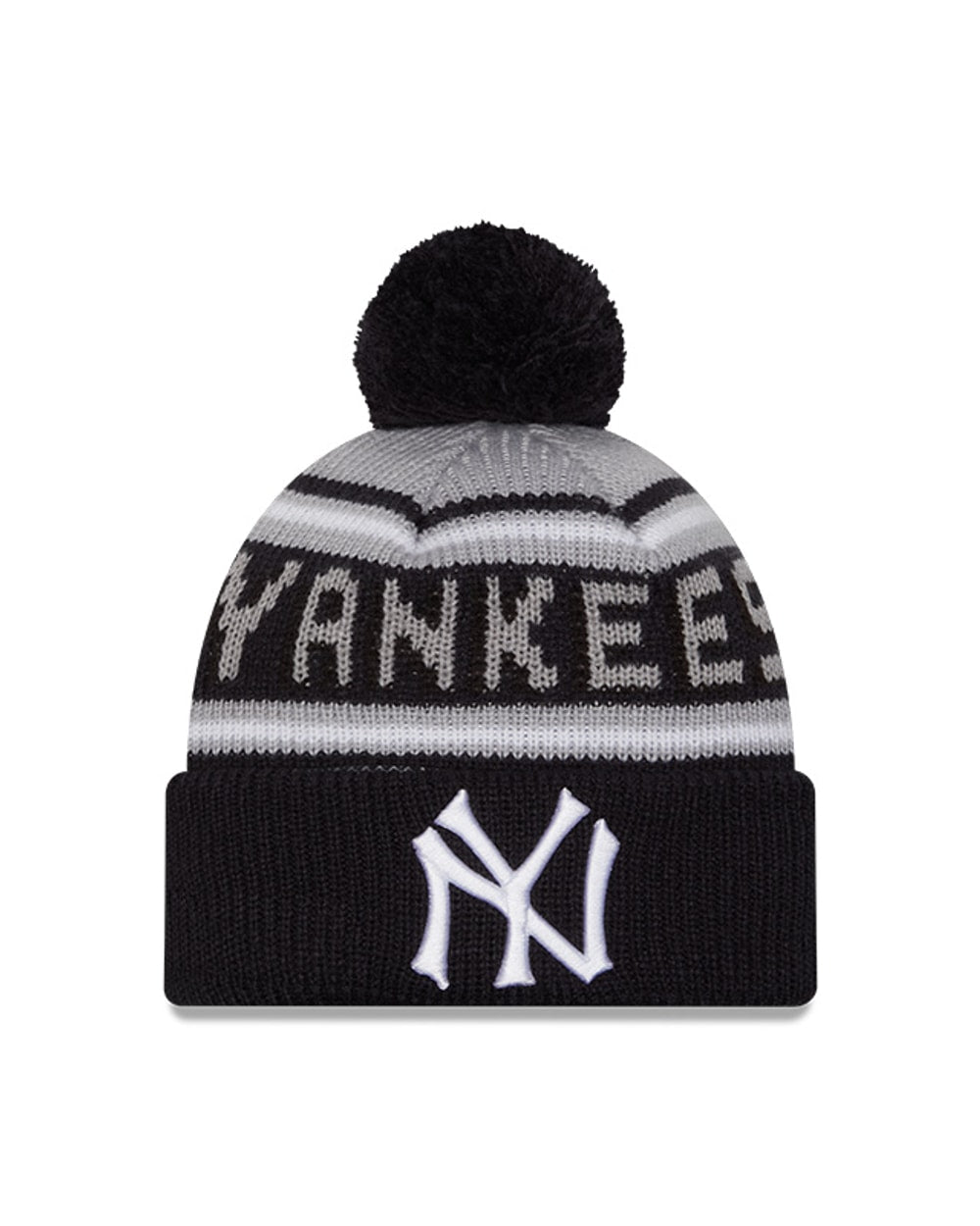 New Era Youth New York Yankees Cuffed Knit Hat with Pom