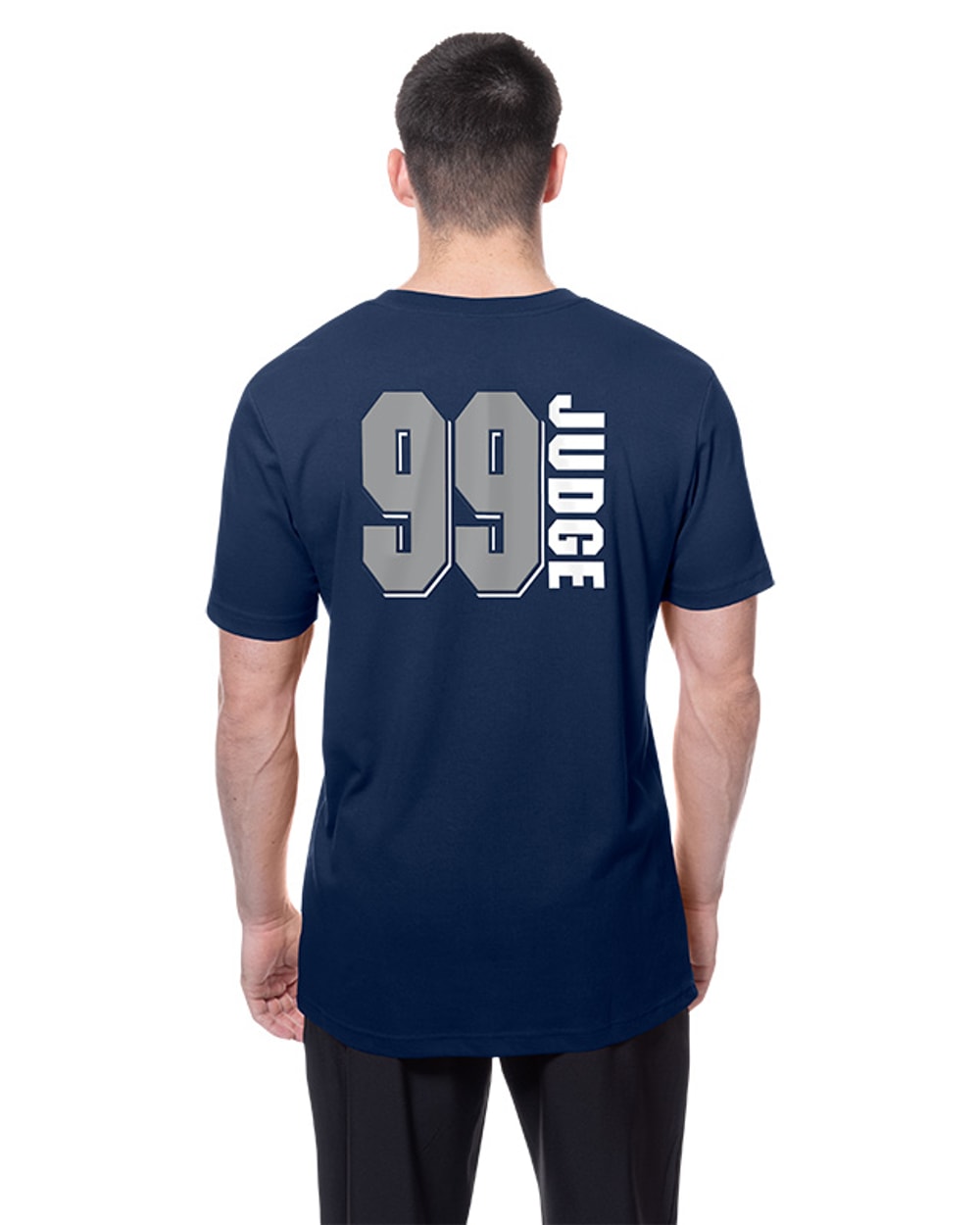 New York Yankees Aaron Judge Name And Number T- Shirt