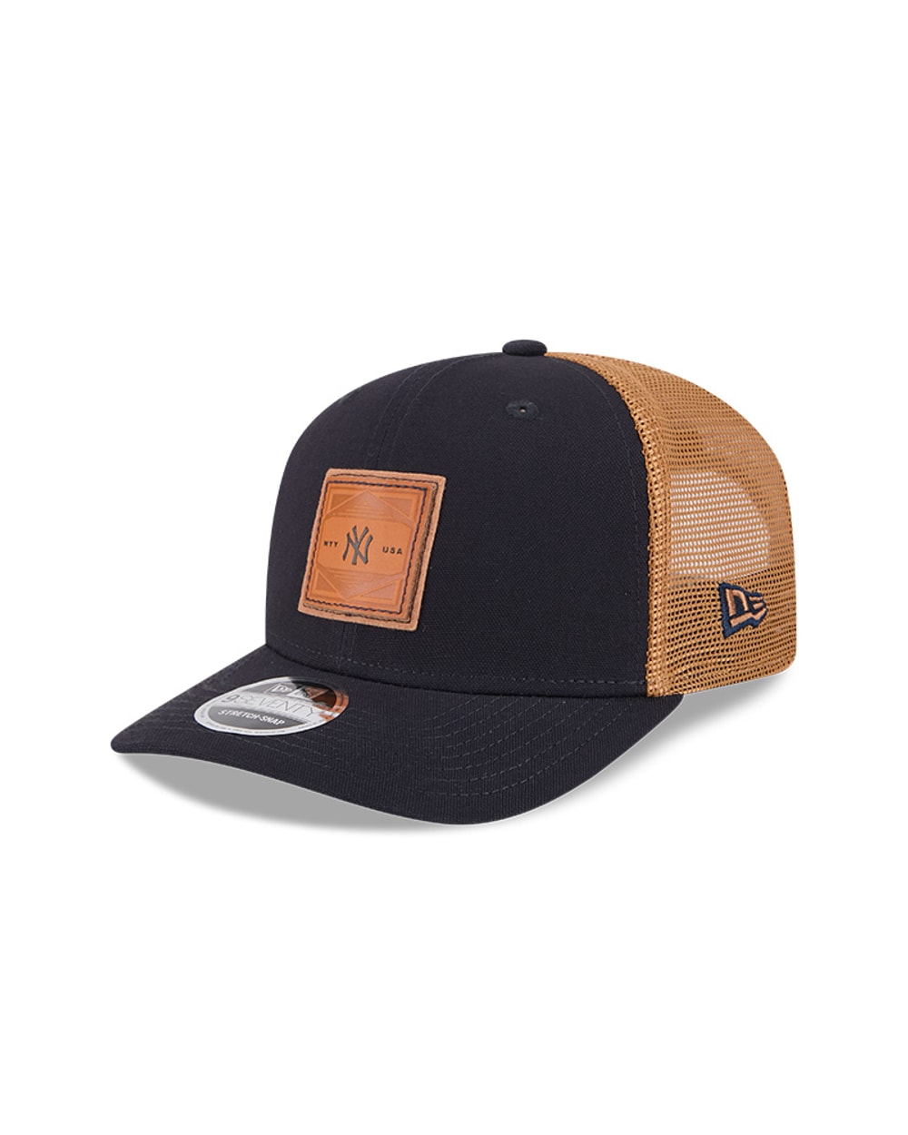 New York Yankees Debossed 9SEVENTY Stretch-Snap Trucker Hat
