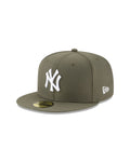 New Era New York Yankees Olive Basic 59FIFTY Fitted Hat