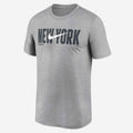 Nike New York Yankees Swoosh Legend T-Shirt - Heather Grey, front