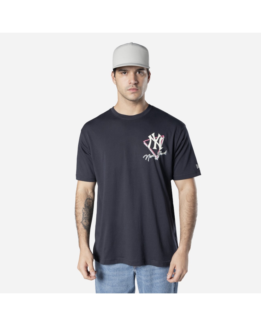 New Era New York Yankees Trend Glow Logo T-Shirt