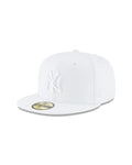 New Era New York Yankees White/White 59FIFTY Fitted Hat