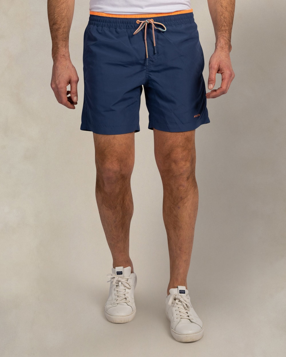 NZA 26CN651B2 Navy Sky swim shorts - front