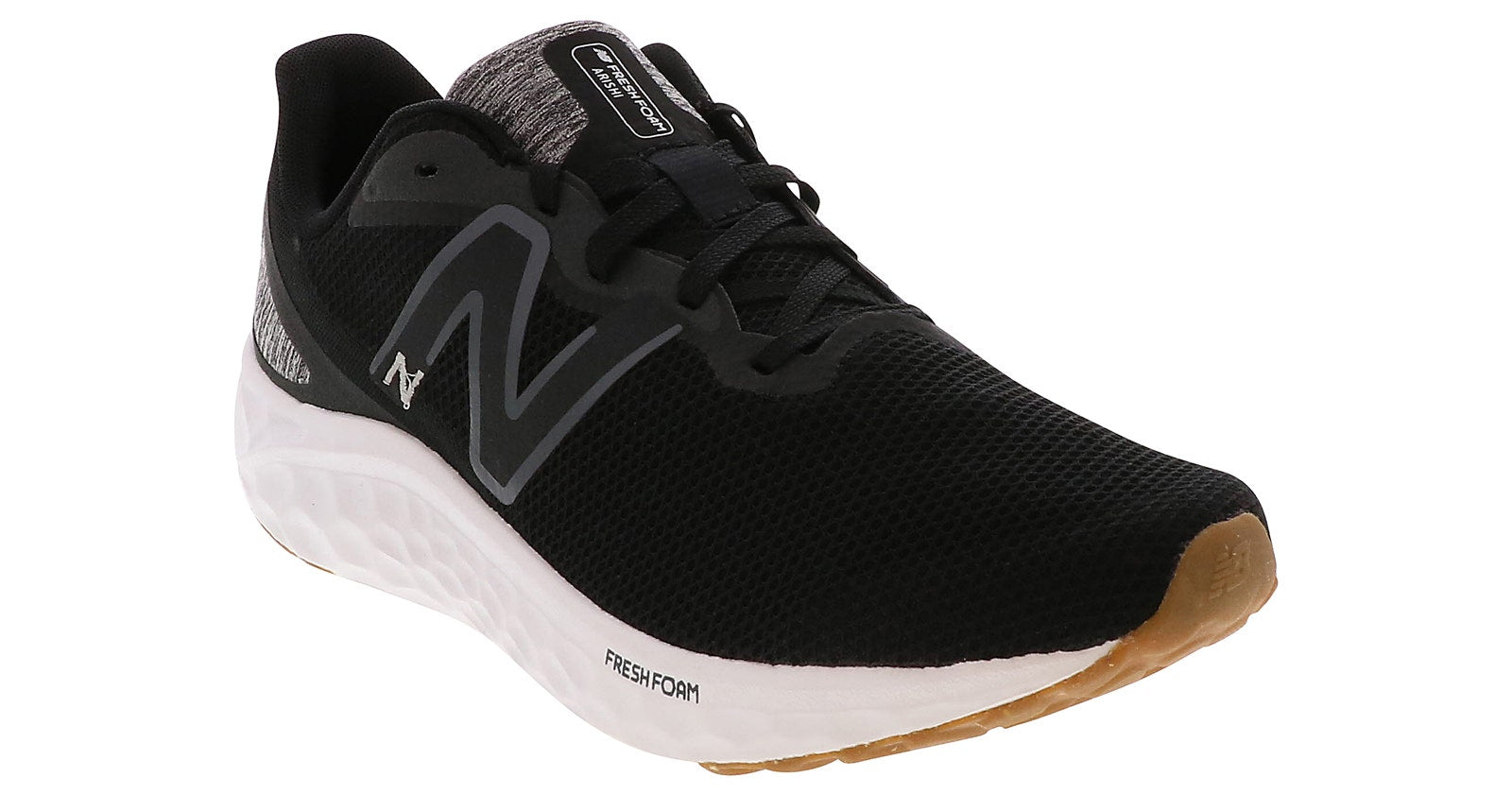 New Balance Men's Fresh Foam Arishi v4 Running Shoe in Grey/Black/White