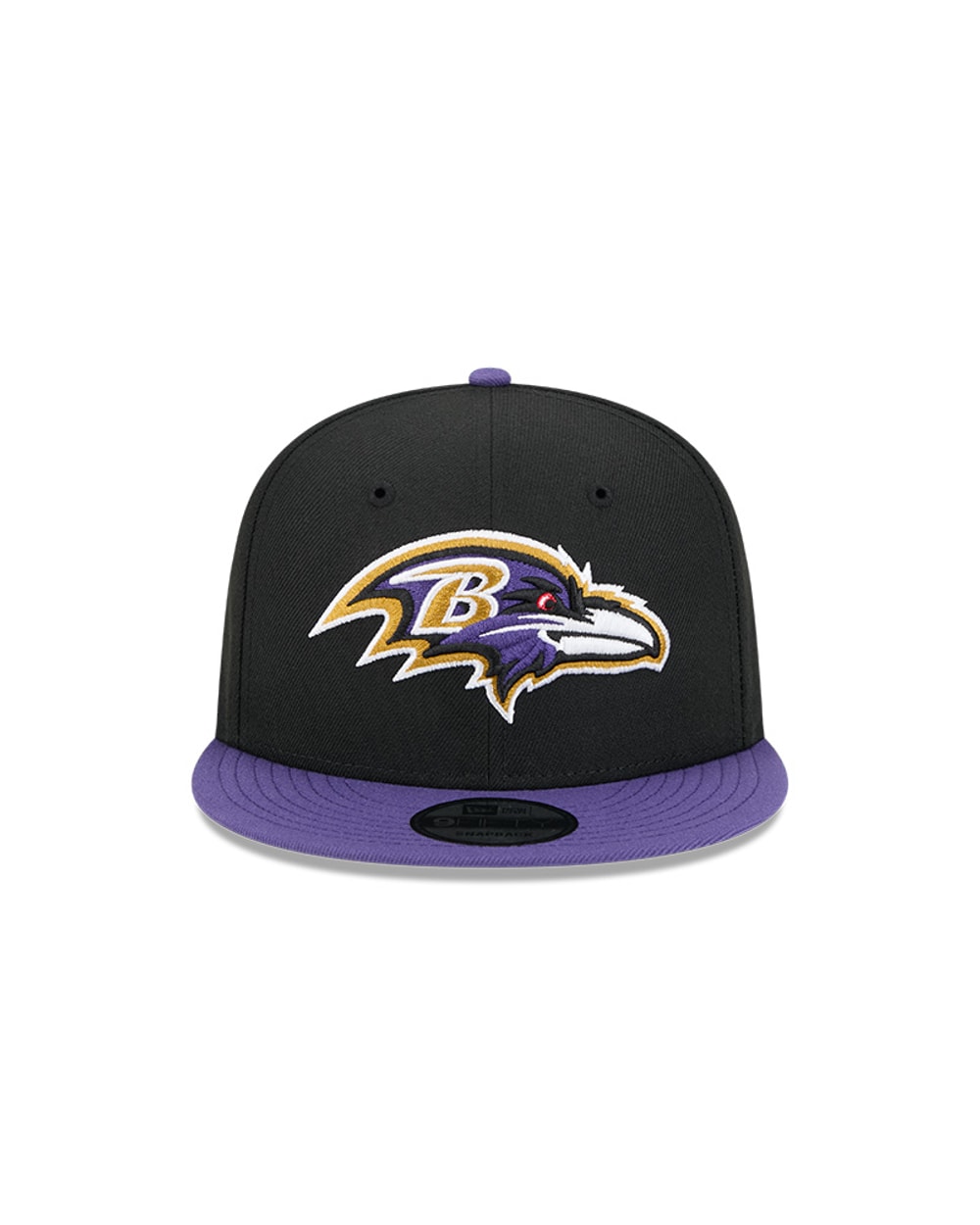 New Era Baltimore Ravens Evergreen 9FIFTY snapback hat, front view