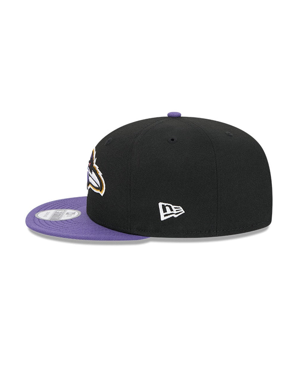 New Era Baltimore Ravens Evergreen 9FIFTY snapback hat, left side view