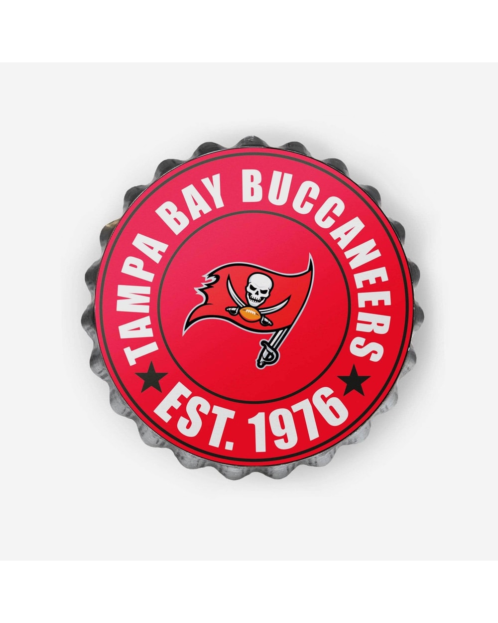 NFL Bottle Cap Wall Logo