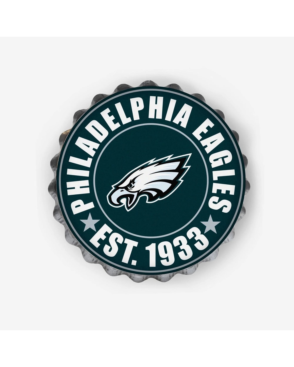 NFL Bottle Cap Wall Logo