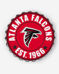 NFL Bottle Cap Wall Logo