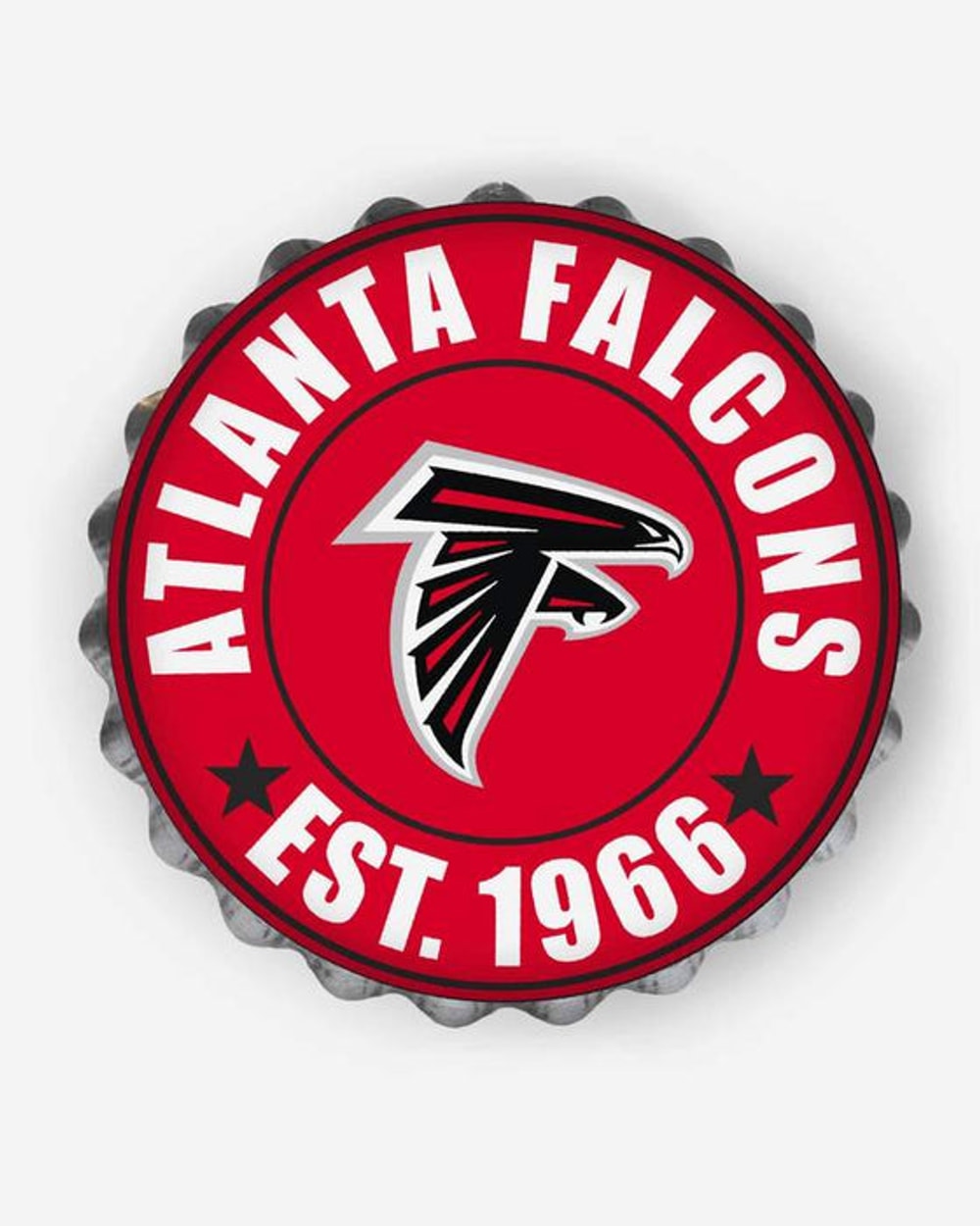 NFL Bottle Cap Wall Logo