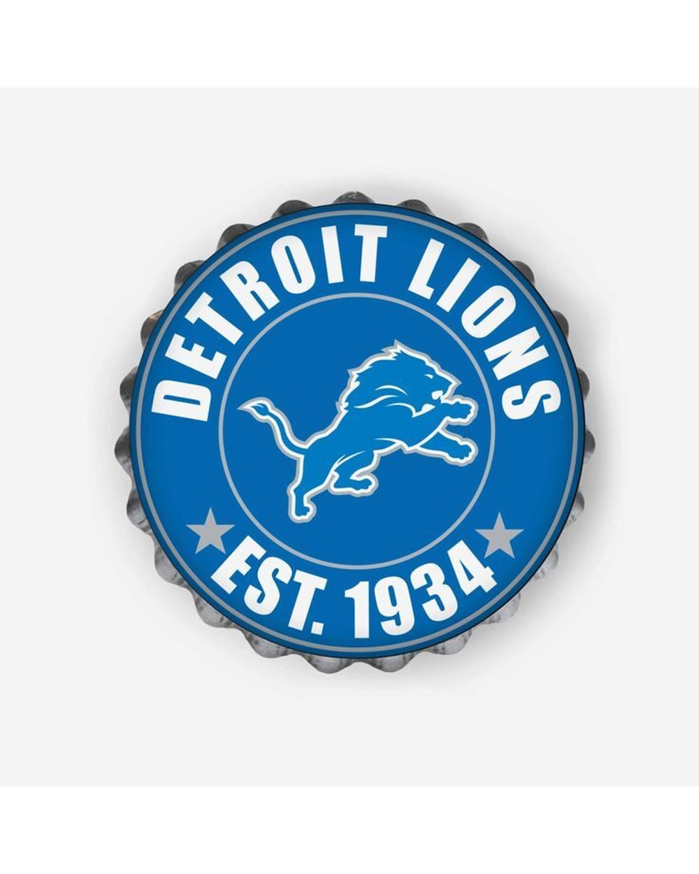NFL Bottle Cap Wall Logo