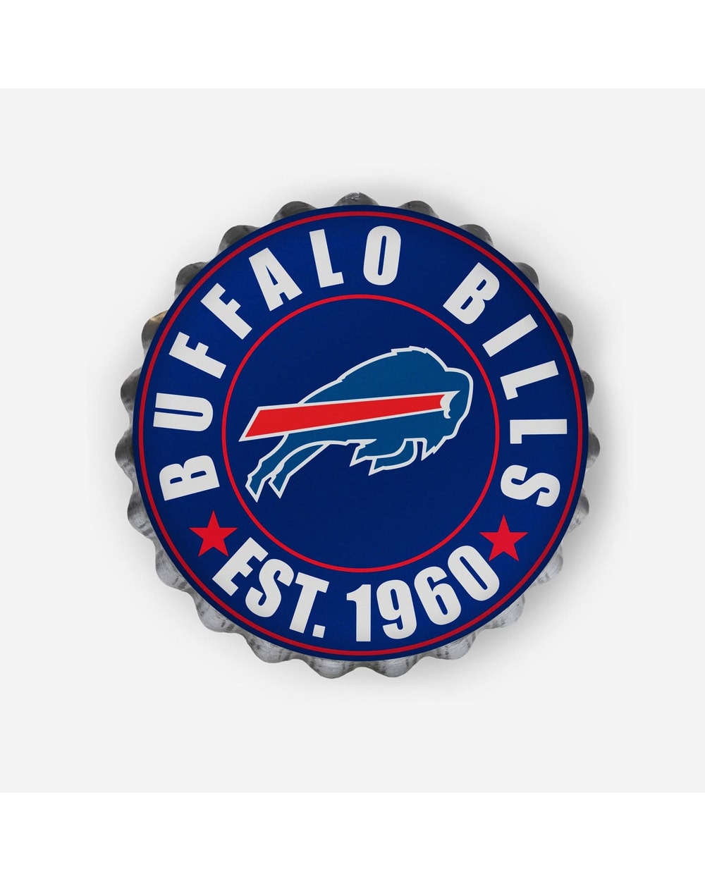 NFL Bottle Cap Wall Logo
