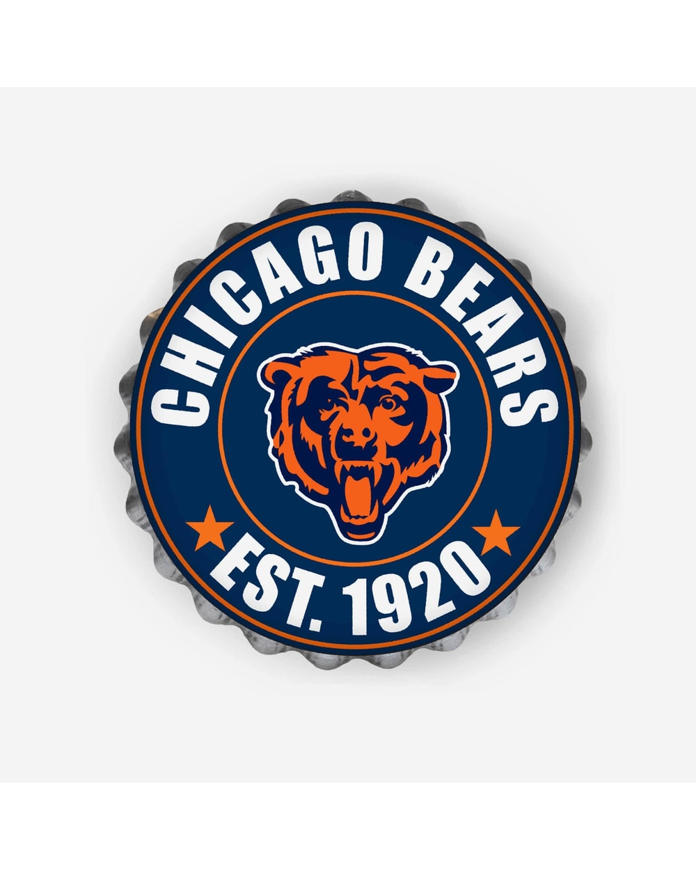 NFL Bottle Cap Wall Logo