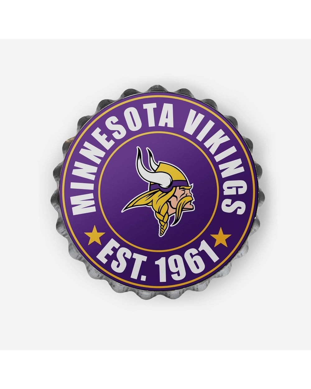 NFL Bottle Cap Wall Logo