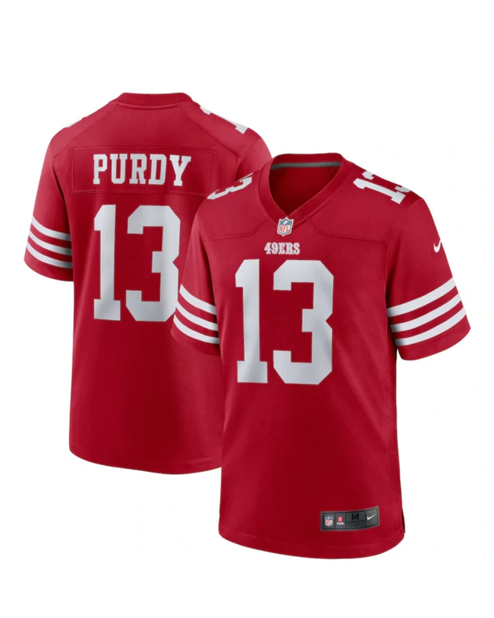 Nike NFL San Francisco 49ers #13 Brock Purdy Game Jersey