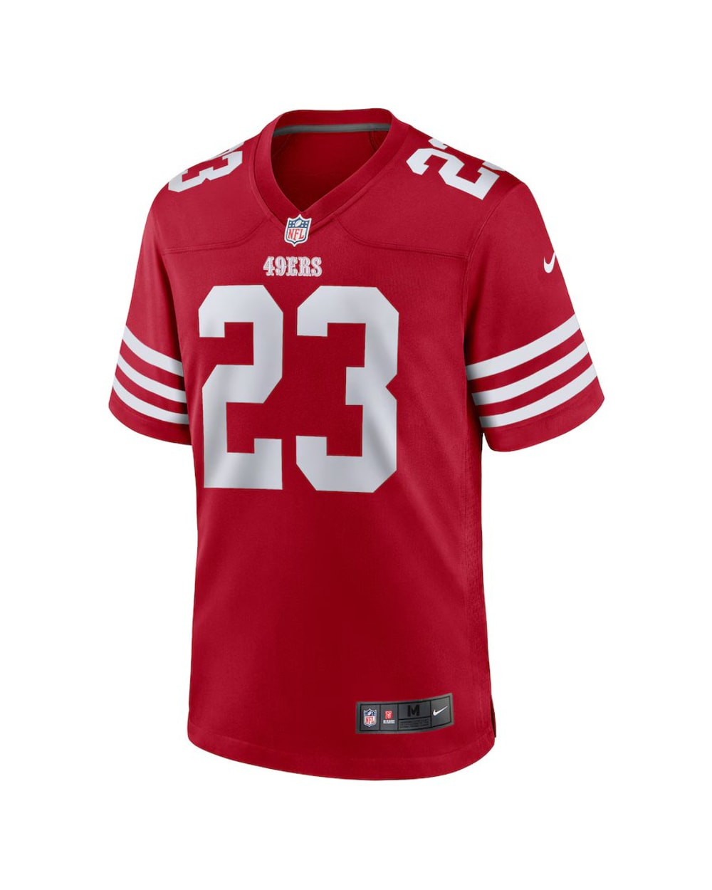 Nike NFL San Francisco 49ers #23 Christian McCaffrey Game Jersey